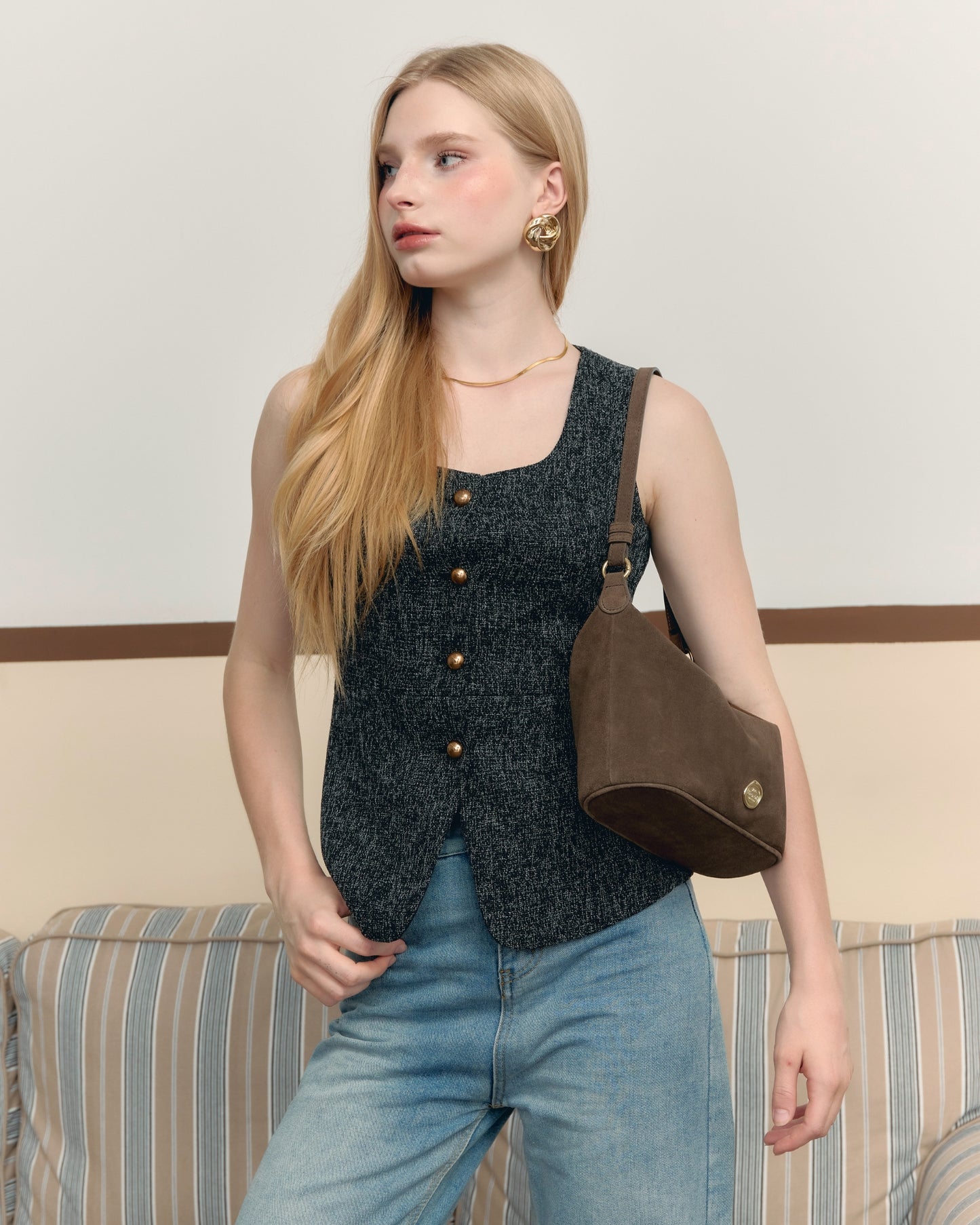 COMFY SUEDE : HOBO bag