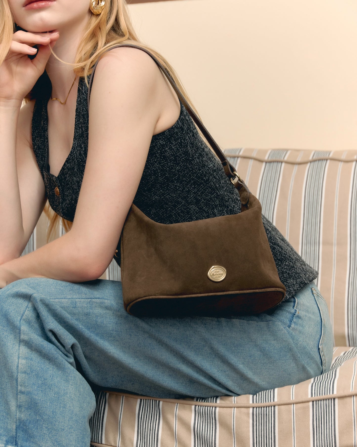 COMFY SUEDE : HOBO bag