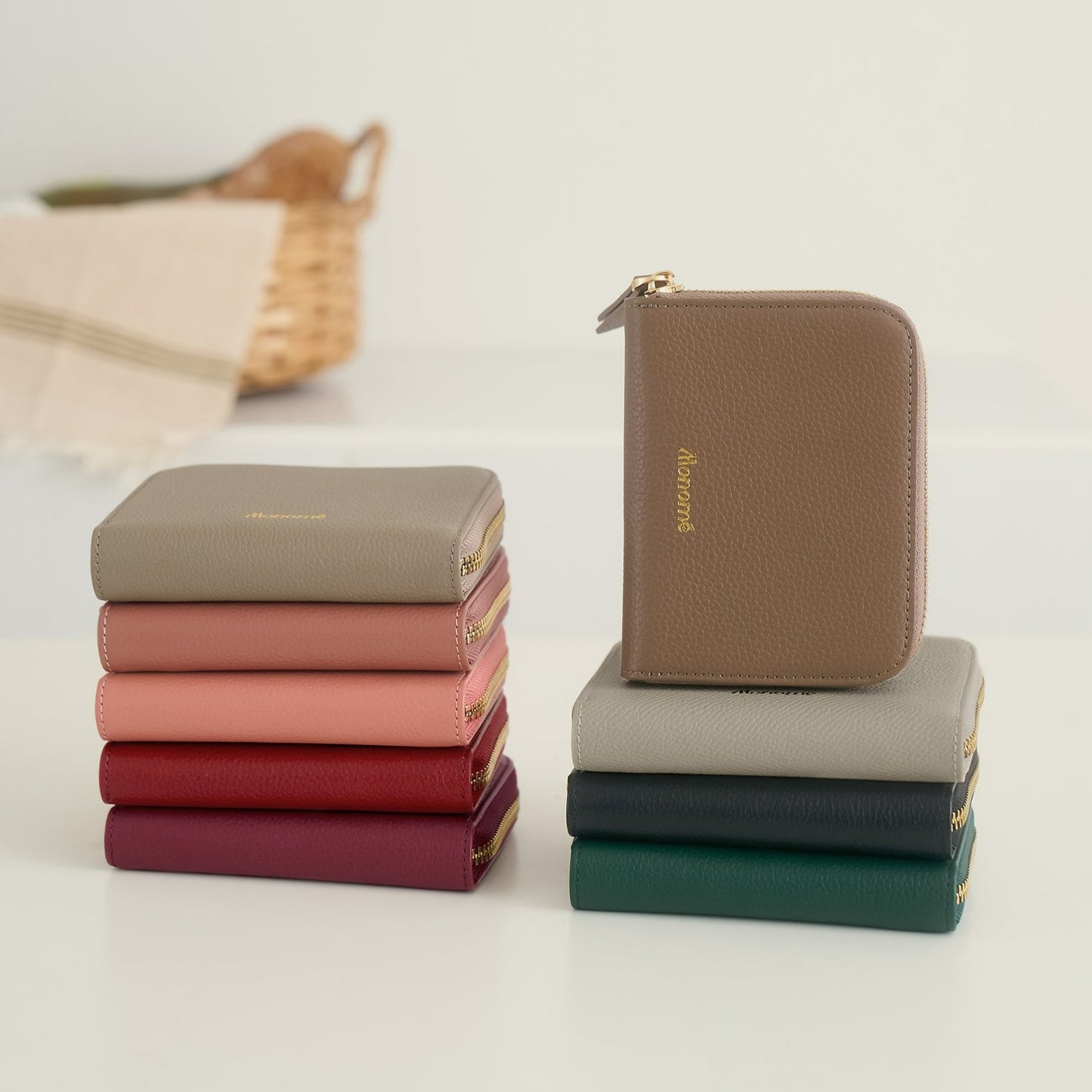 RAFFLE zip-around wallet