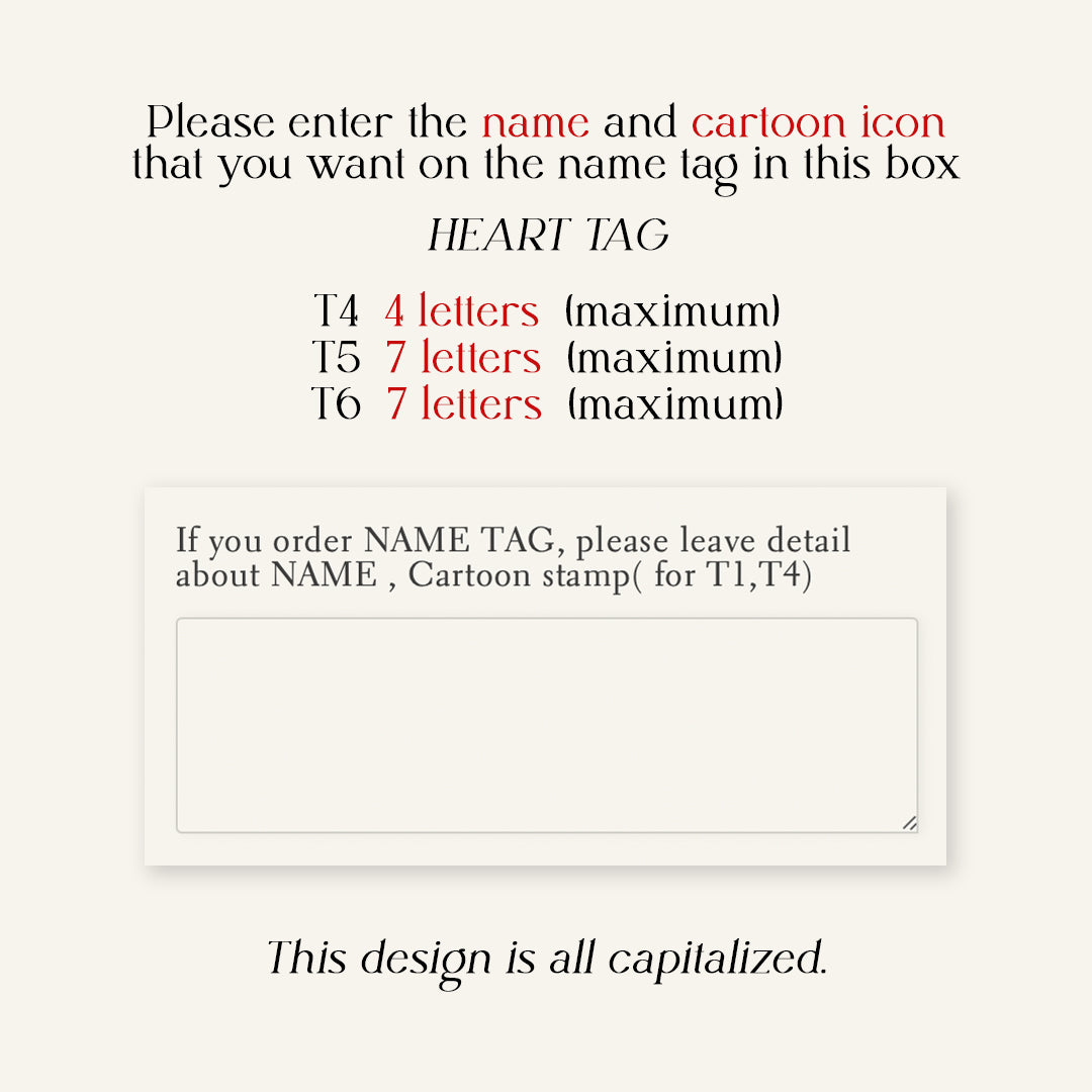 Name Tag - HEART