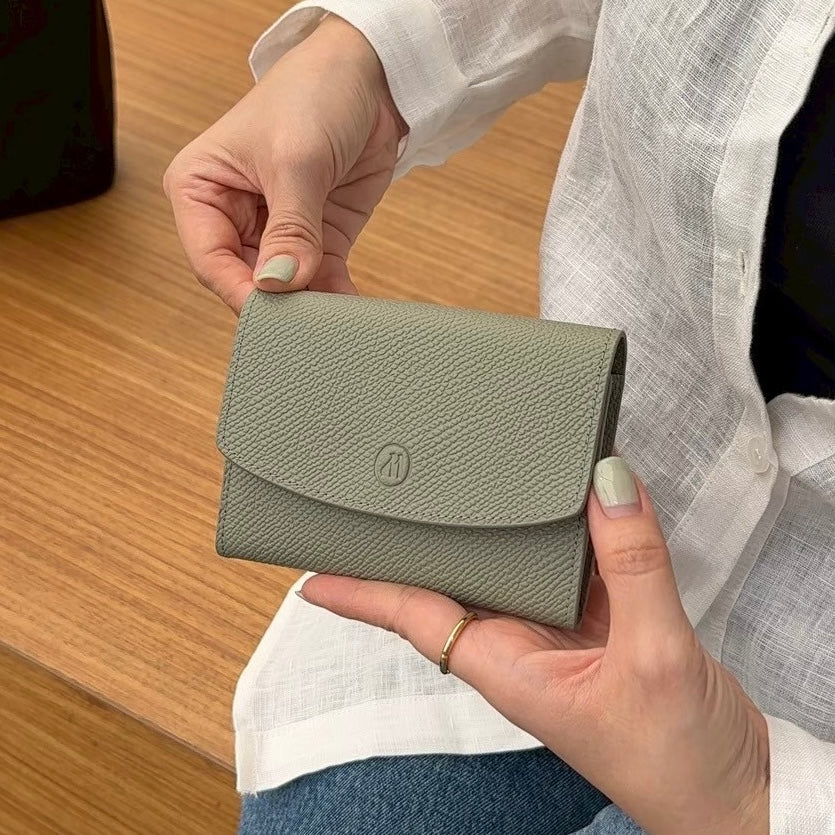 Grace wallet : Short wallet , Genuine leather