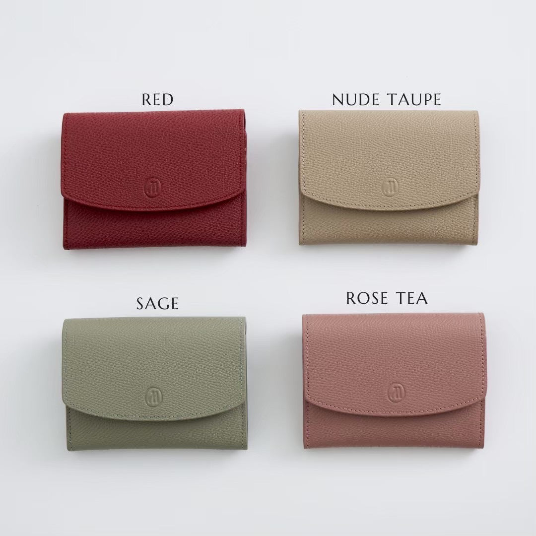Grace wallet : Short wallet , Genuine leather