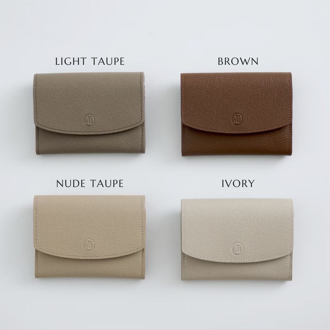 Grace wallet : Short wallet , Genuine leather