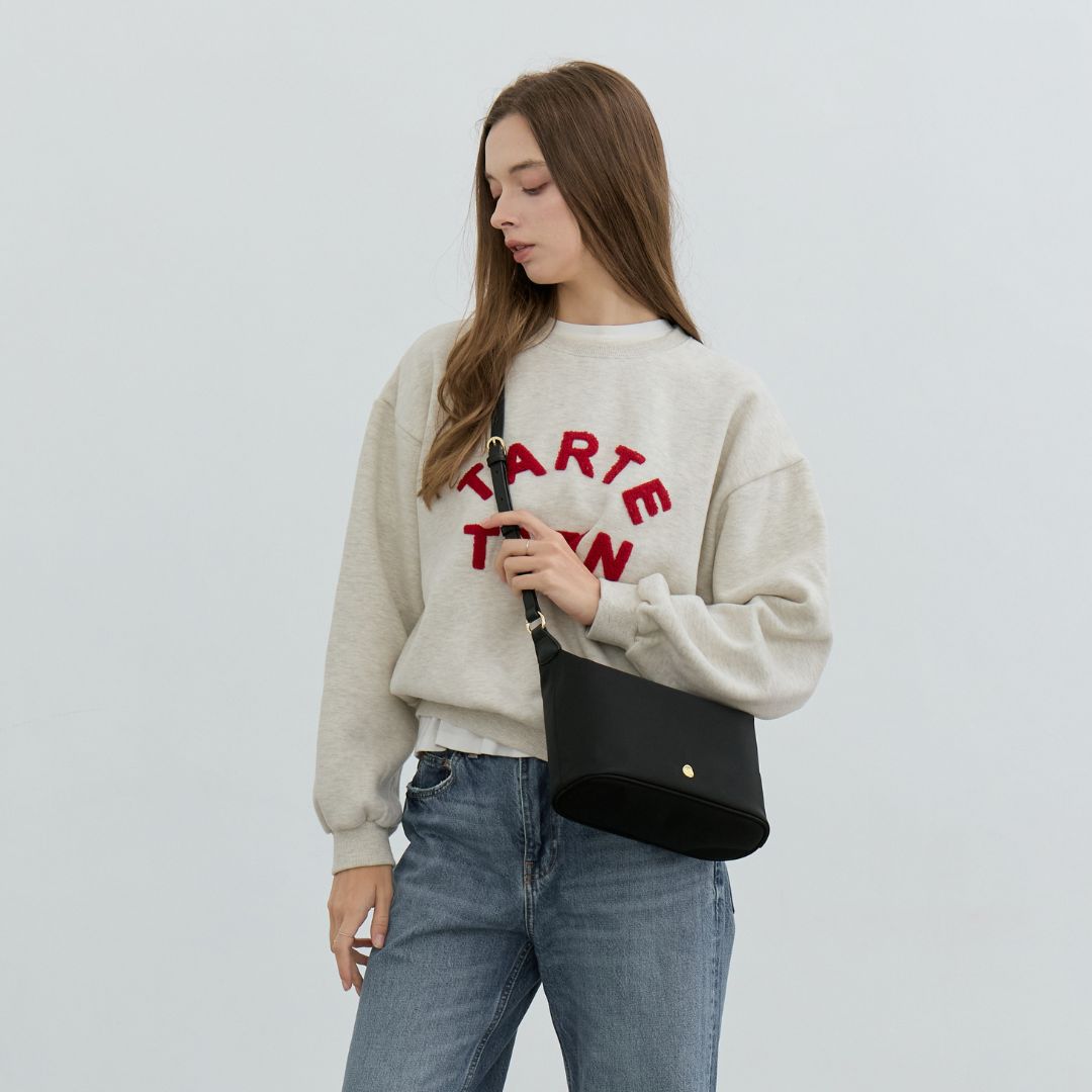 COMFY Re-Edition HOBO bag : NYLON with Genuine leather strap