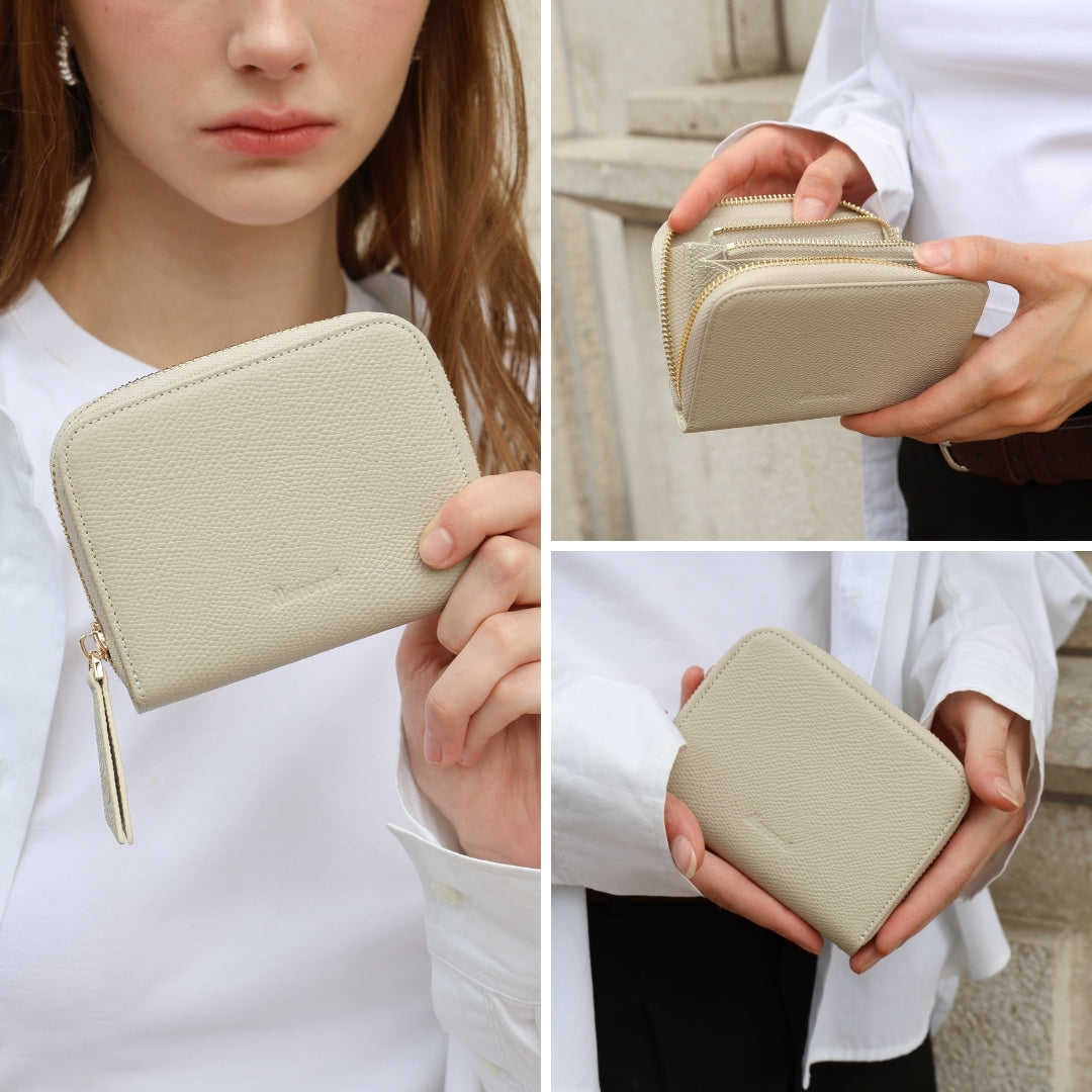 RAFFLE zip-around wallet
