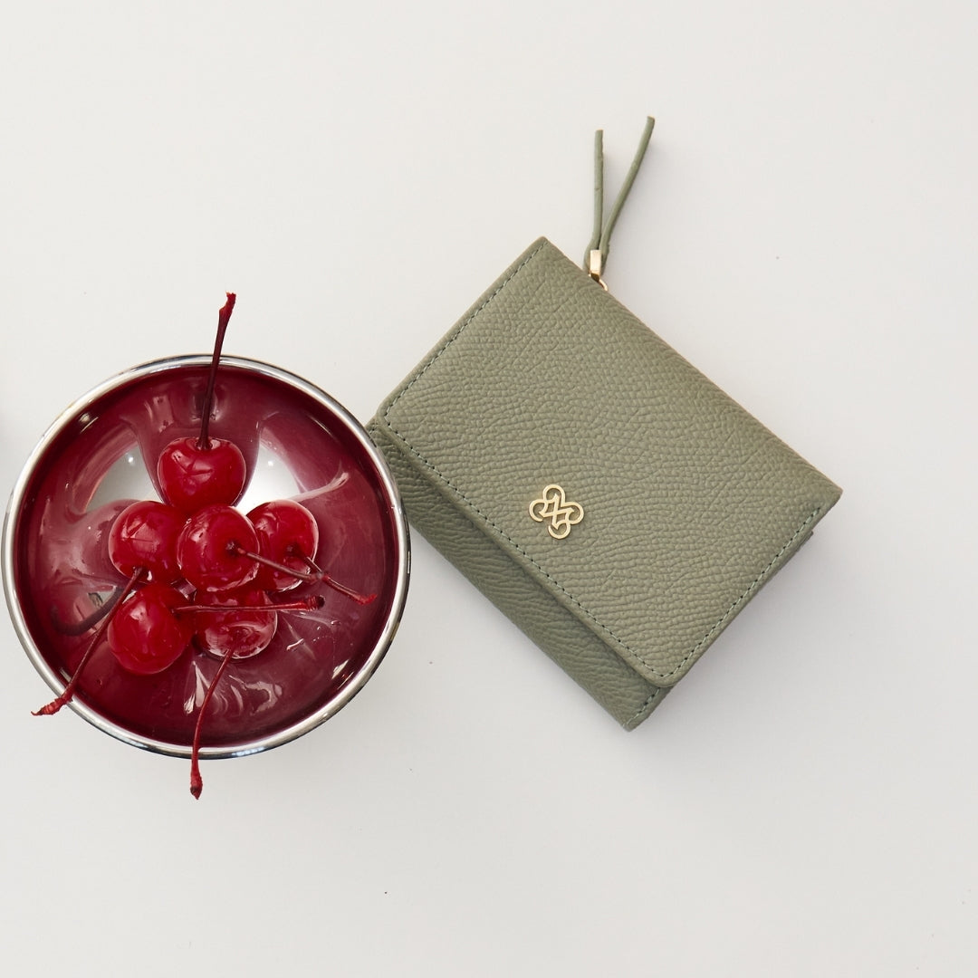 LILY Tri-fold wallet with Back zip
