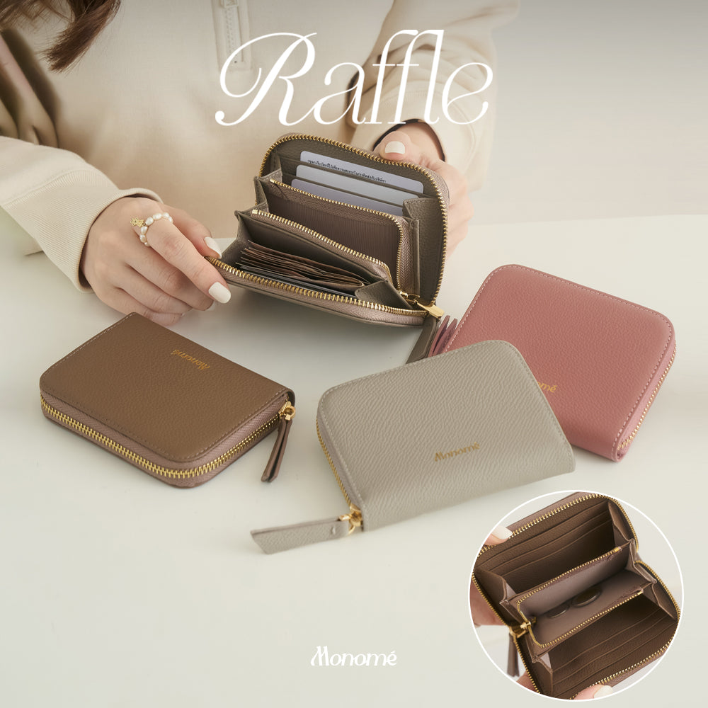 Wallet Raffle RAFFLE zip-around wallet – MONOMEBKK