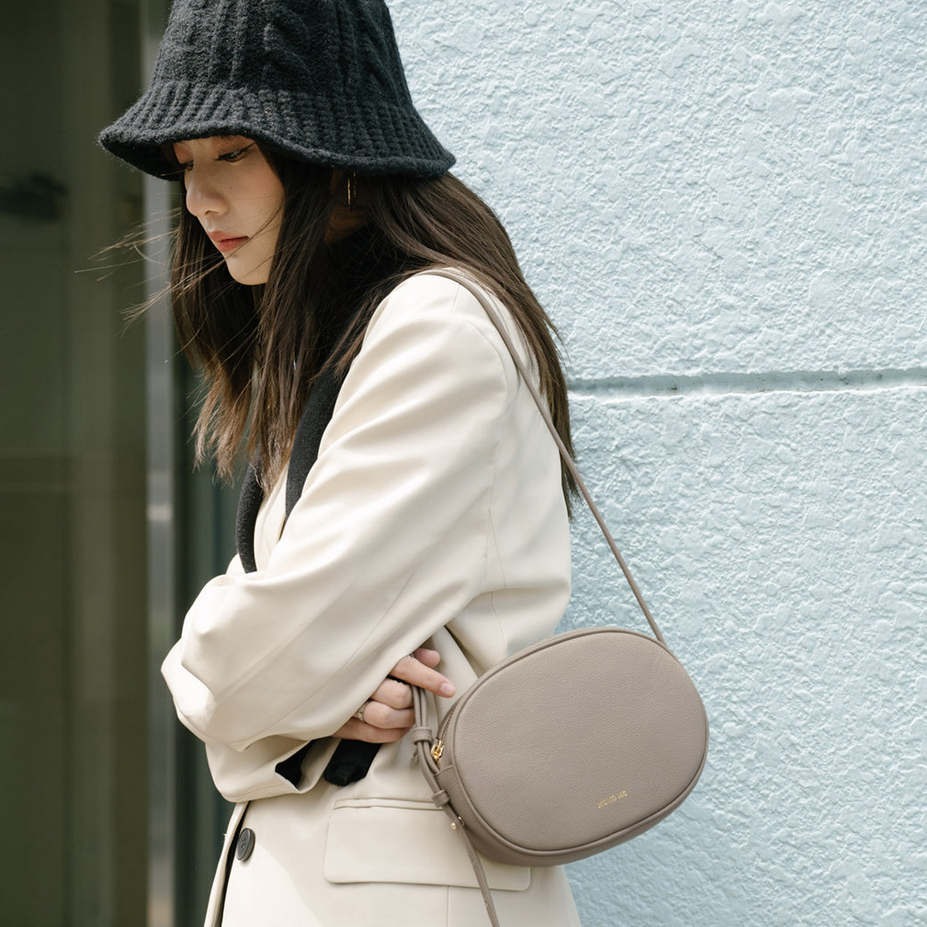 Oval Logo Shoulder Bag