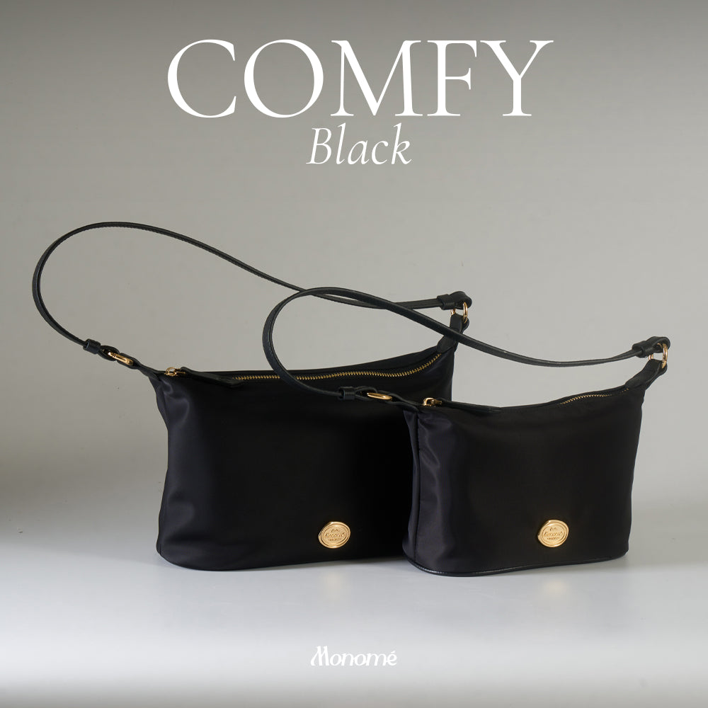 COACH Logo Web Strap Leather Black Crossbody Satchel Bag