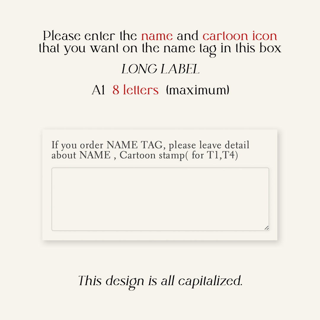 Name Tag - LABEL